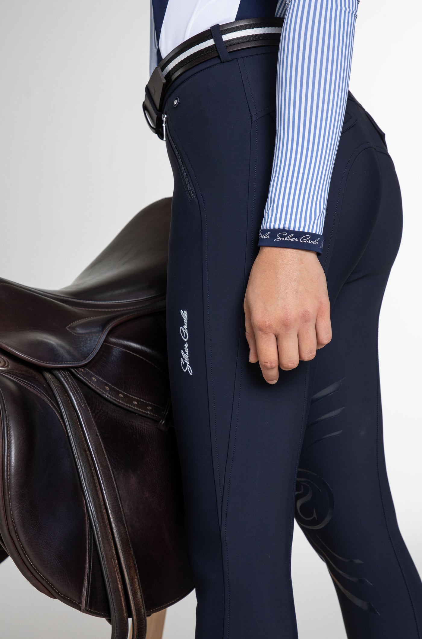 Reithose Knie-Grip navy